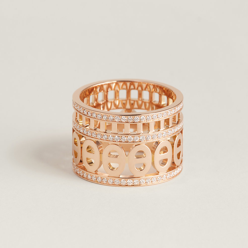 Chaine d'ancre Divine ring, medium model | Hermès USA
